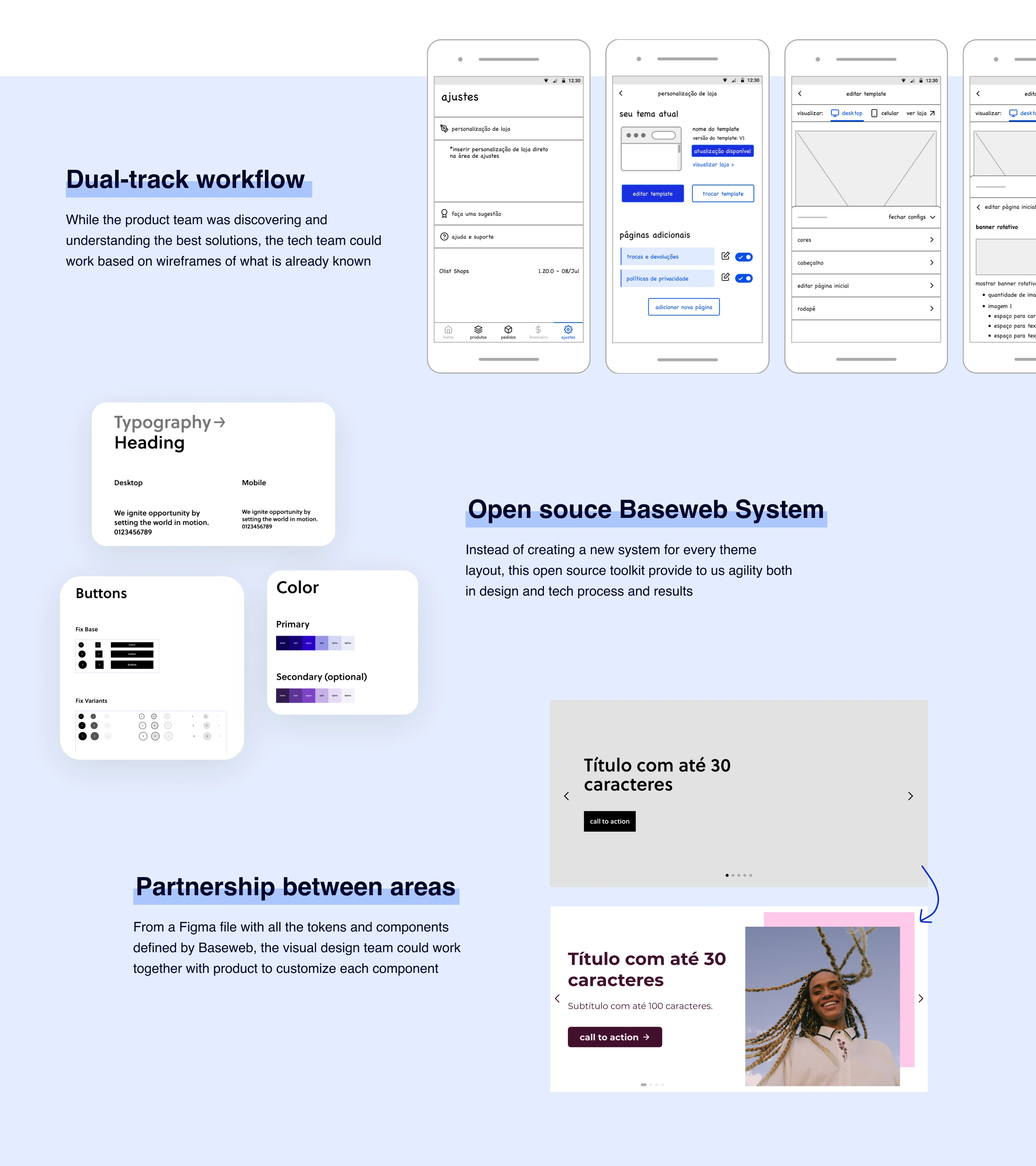Store layout and theme customization